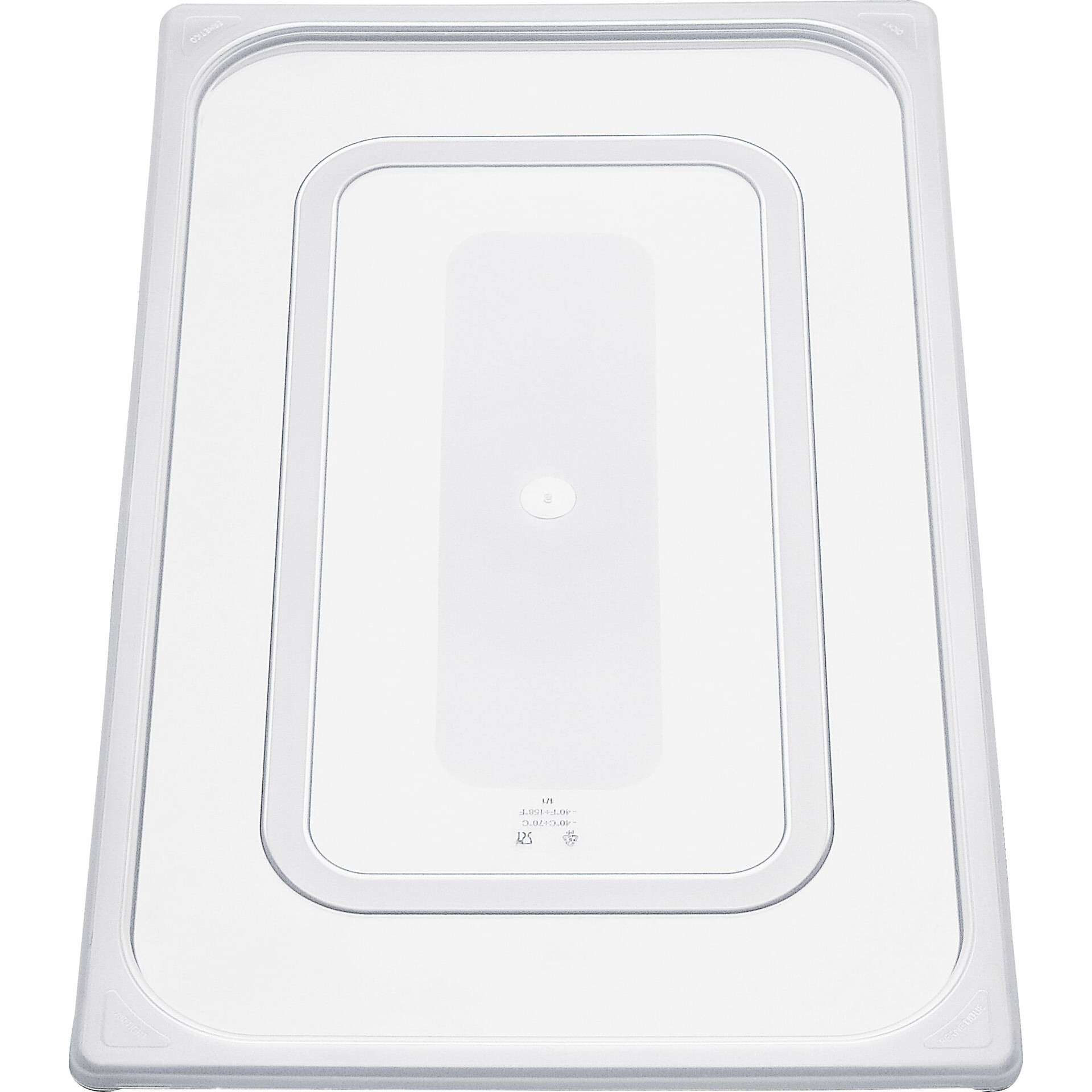 GN-Deckel ohne Löffelausschnitt Polypropylen für 1/1